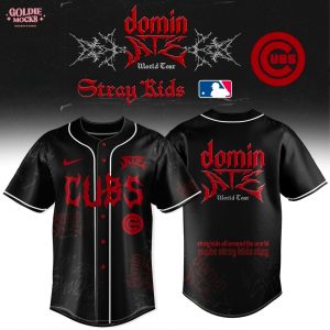 New Chicago Cubs x Stray Kids Dominate World Tour 2025 All Team Jersey
