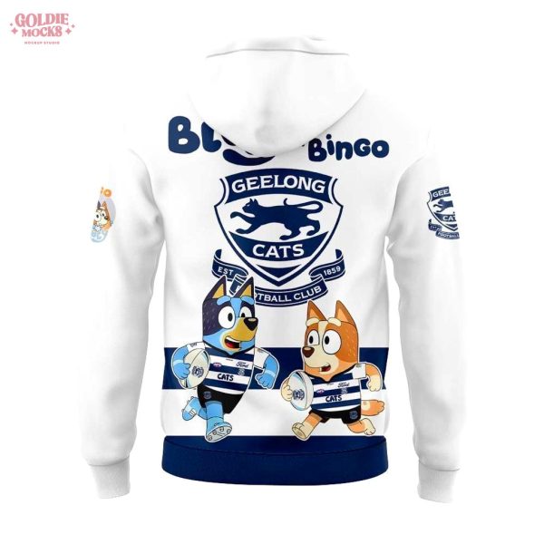 New Geelong Cats x Bluey and Bingo Hoodie