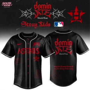 New Houston Astros x Stray Kids Dominate World Tour 2025 All Team Jersey