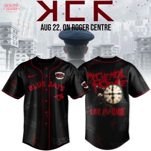 New Toronto Blue Jays x Long Live The Black Parade My Chemical Romance Tour 2025 Jersey