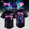 Boston Celtics x Ghost Band World Tour 2025 Black Baseball Jersey