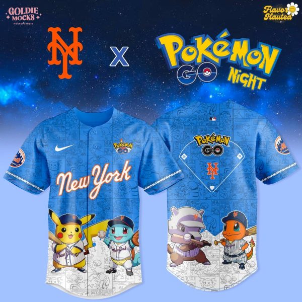 New York Mets x Pokémon GO Night Blue Jersey
