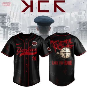 New York Yankees x Long Live The Black Parade My Chemical Romance Tour 2025 Jersey