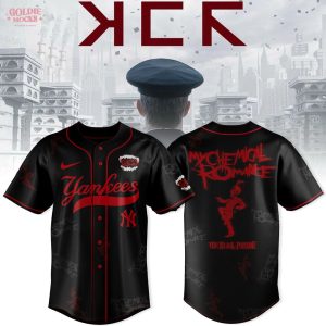 New York Yankees x Long Live The Black Parade My Chemical Romance Tour 2025 Jersey