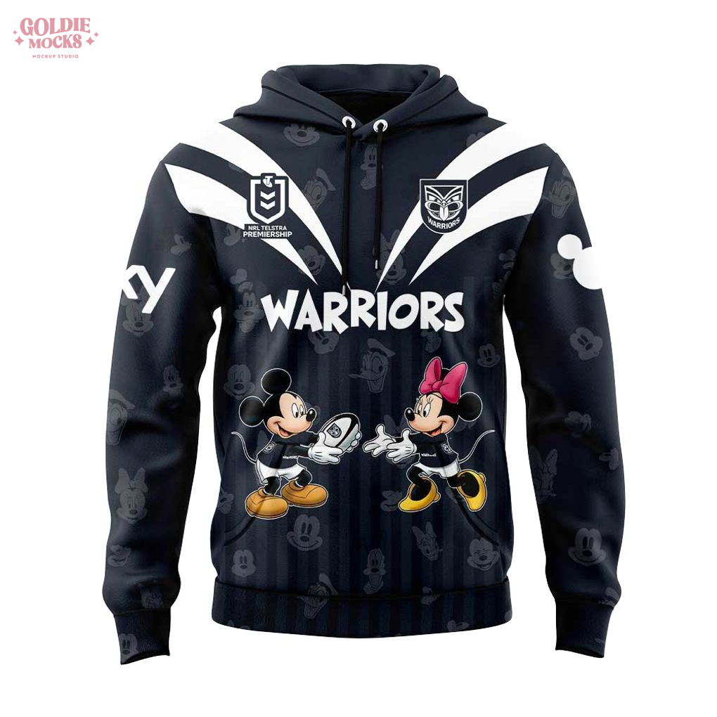 New Zealand Warriors Mickey Mouse Hoodie New Zealand Warriors Mickey Mouse Hoodie