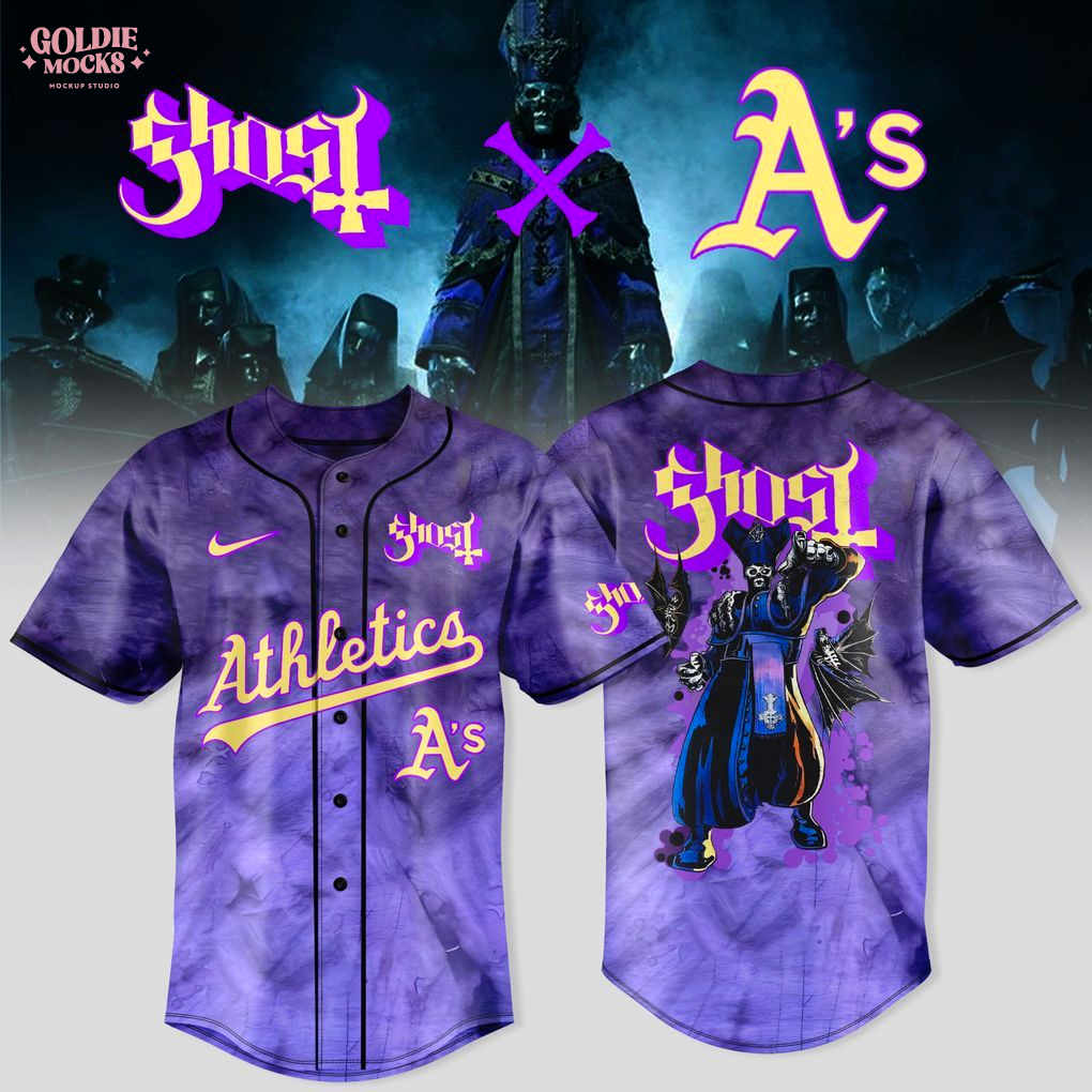 Oakland Athletics x Ghost Band World Tour 2025 Limited Jersey Oakland Athletics x Ghost Band World Tour 2025 Limited Jersey