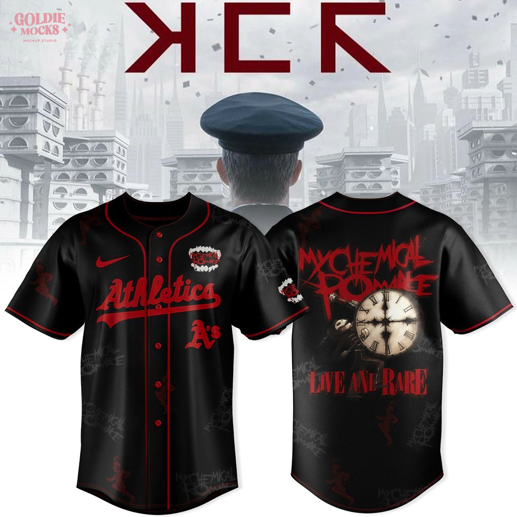 Oakland Athletics x Long Live The Black Parade My Chemical Romance Tour 2025 Jersey Oakland Athletics x Long Live The Black Parade My Chemical Romance Tour 2025 Jersey
