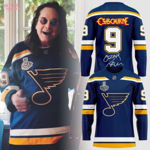Ozzy Osbourne Thank You For The Memories St Louis Love You Hockey Jersey