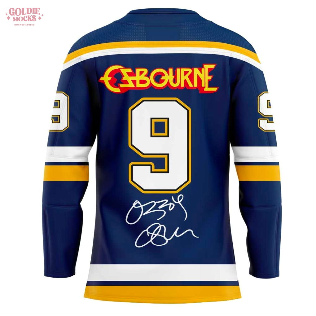 Ozzy Osbourne Thank You For The Memories St Louis Love You Hockey Jersey Ozzy Osbourne Thank You For The Memories St Louis Love You Hockey Jersey