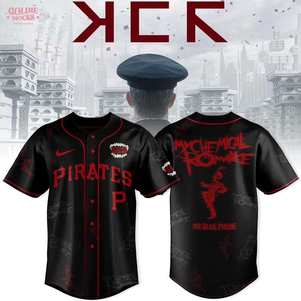 Pittsburgh Pirates x Long Live The Black Parade My Chemical Romance Tour 2025 Jersey Pittsburgh Pirates x Long Live The Black Parade My Chemical Romance Tour 2025 Jersey