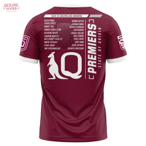 Queensland Maroons State of Origin Champions 2025 Special Edition T-Shirt