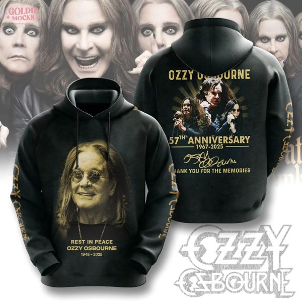 Rest In Peace Ozzy Osbourne Thank You For The Memories Shirt