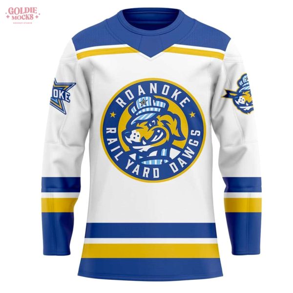 Roanoke Rail Yard Dawgs New Logo Unleashed 2025 Hockey Jersey