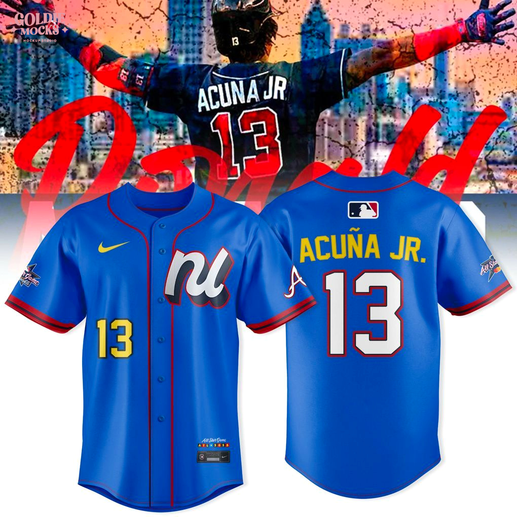 Ronald Acuña Jr MLB All Star Game Atlanta 2025 Jersey Ronald Acuña Jr MLB All Star Game Atlanta 2025 Jersey