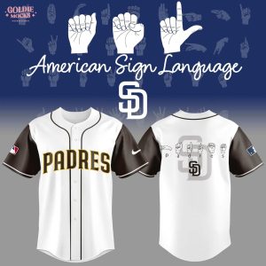 San Diego Padres American Sign Language 2025 Jersey