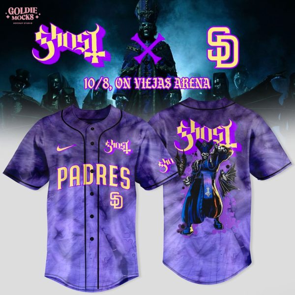 San Diego Padres x Ghost Band World Tour 2025 Limited Jersey