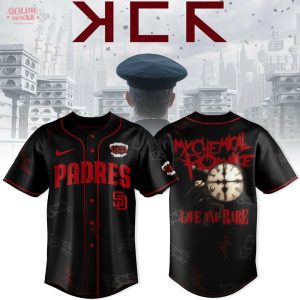 San Diego Padres x Long Live The Black Parade My Chemical Romance Tour 2025 Jersey