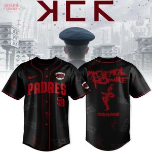 San Diego Padres x Long Live The Black Parade My Chemical Romance Tour 2025 Jersey