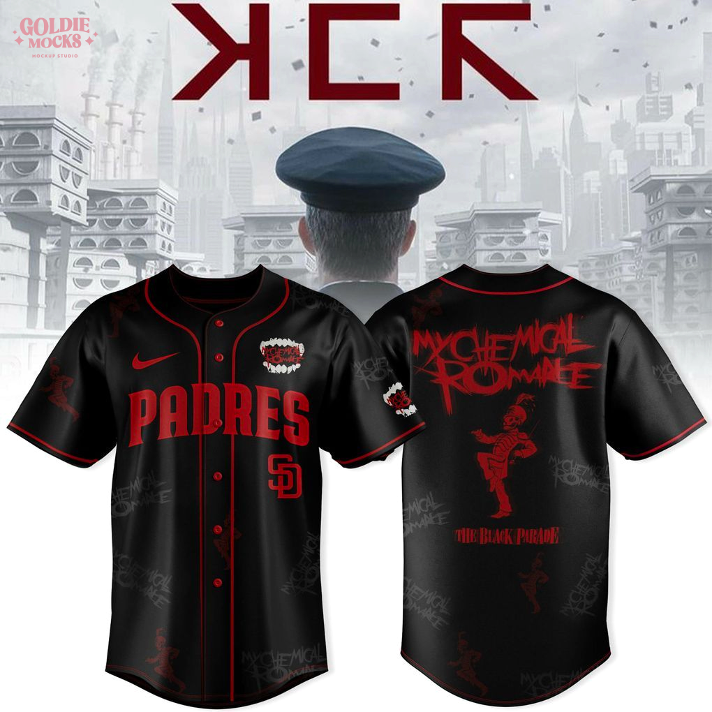 San Diego Padres x Long Live The Black Parade My Chemical Romance Tour 2025 Jersey San Diego Padres x Long Live The Black Parade My Chemical Romance Tour 2025 Jersey