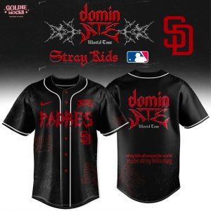 New San Diego Padres x Stray Kids Dominate World Tour 2025 All Team Jersey