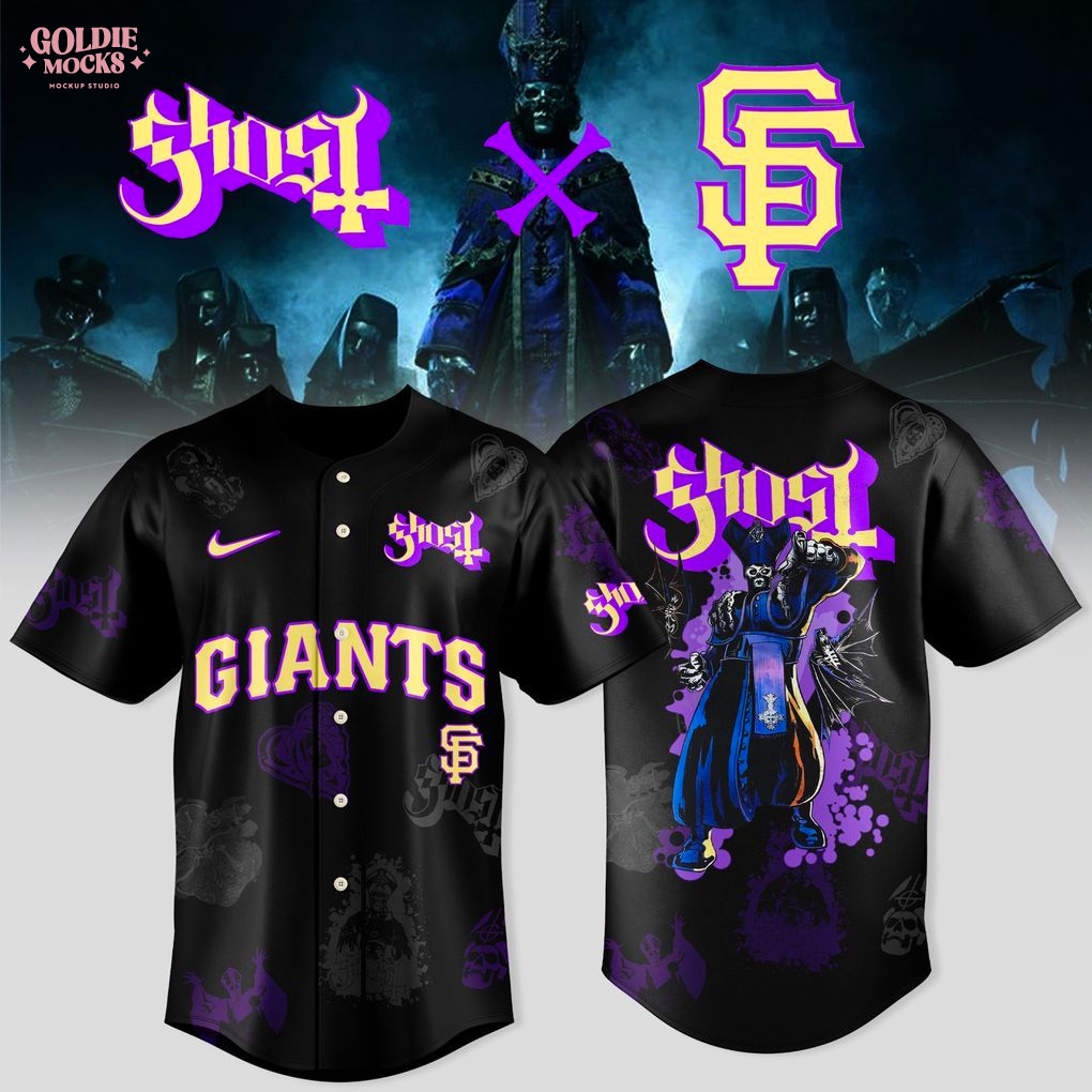San Francisco Giants x Ghost Band World Tour 2025 Limited Jersey San Francisco Giants x Ghost Band World Tour 2025 Limited Jersey
