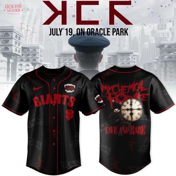 San Francisco Giants x Long Live The Black Parade My Chemical Romance Tour 2025 Jersey