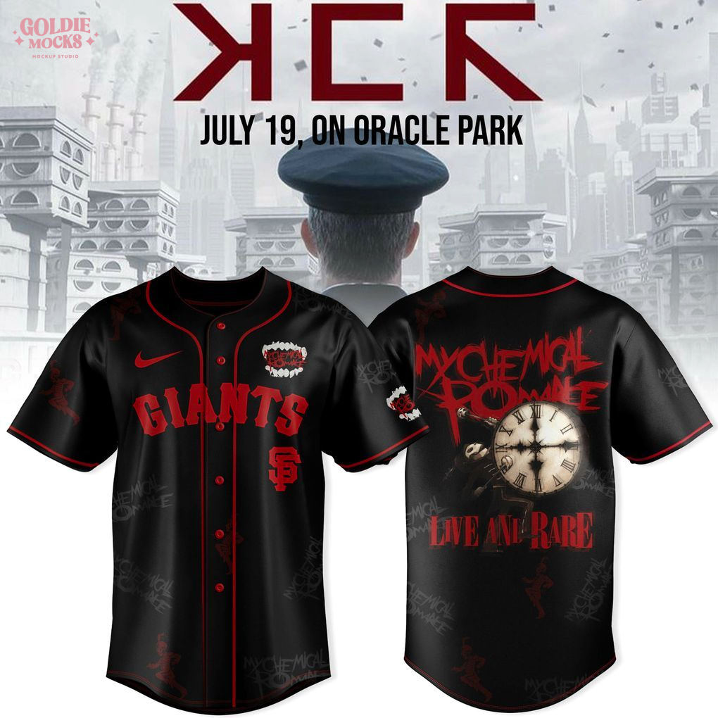 San Francisco Giants x Long Live The Black Parade My Chemical Romance Tour 2025 Jersey San Francisco Giants x Long Live The Black Parade My Chemical Romance Tour 2025 Jersey