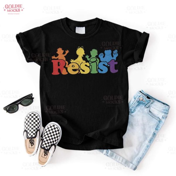 Save PBS Resist Political Protest Retro Public Broadcasting Service Shirt
