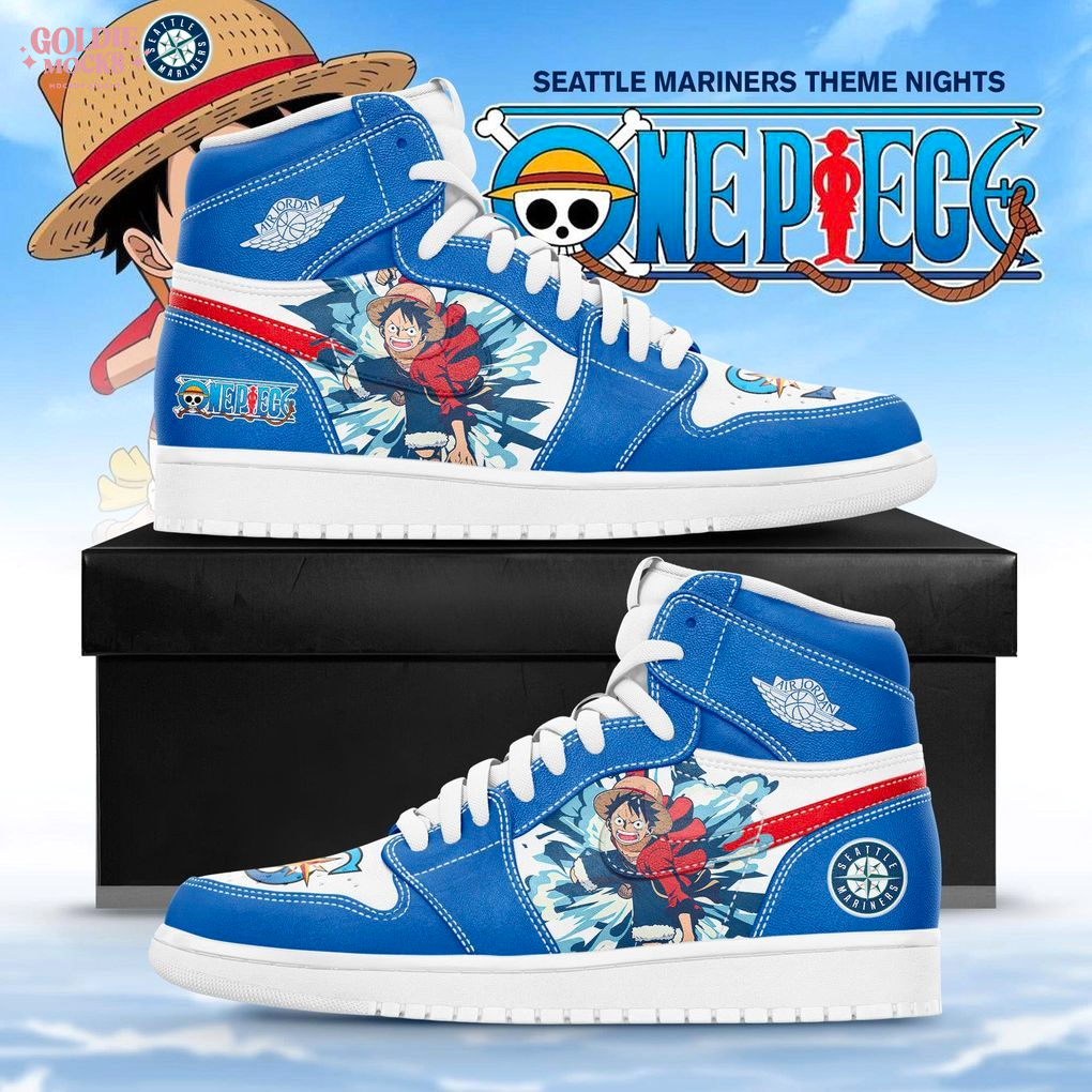 Seattle Mariners MLB x One Piece Night Air Jordan 1 Seattle Mariners MLB x One Piece Night Air Jordan 1