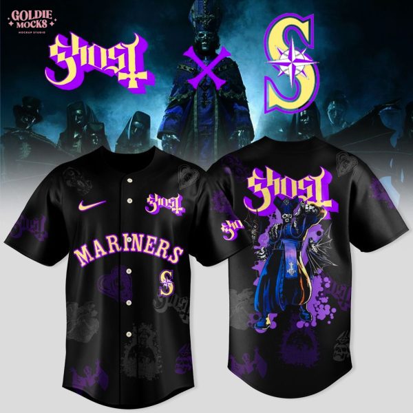 Seattle Mariners x Ghost Band World Tour 2025 Limited Jersey