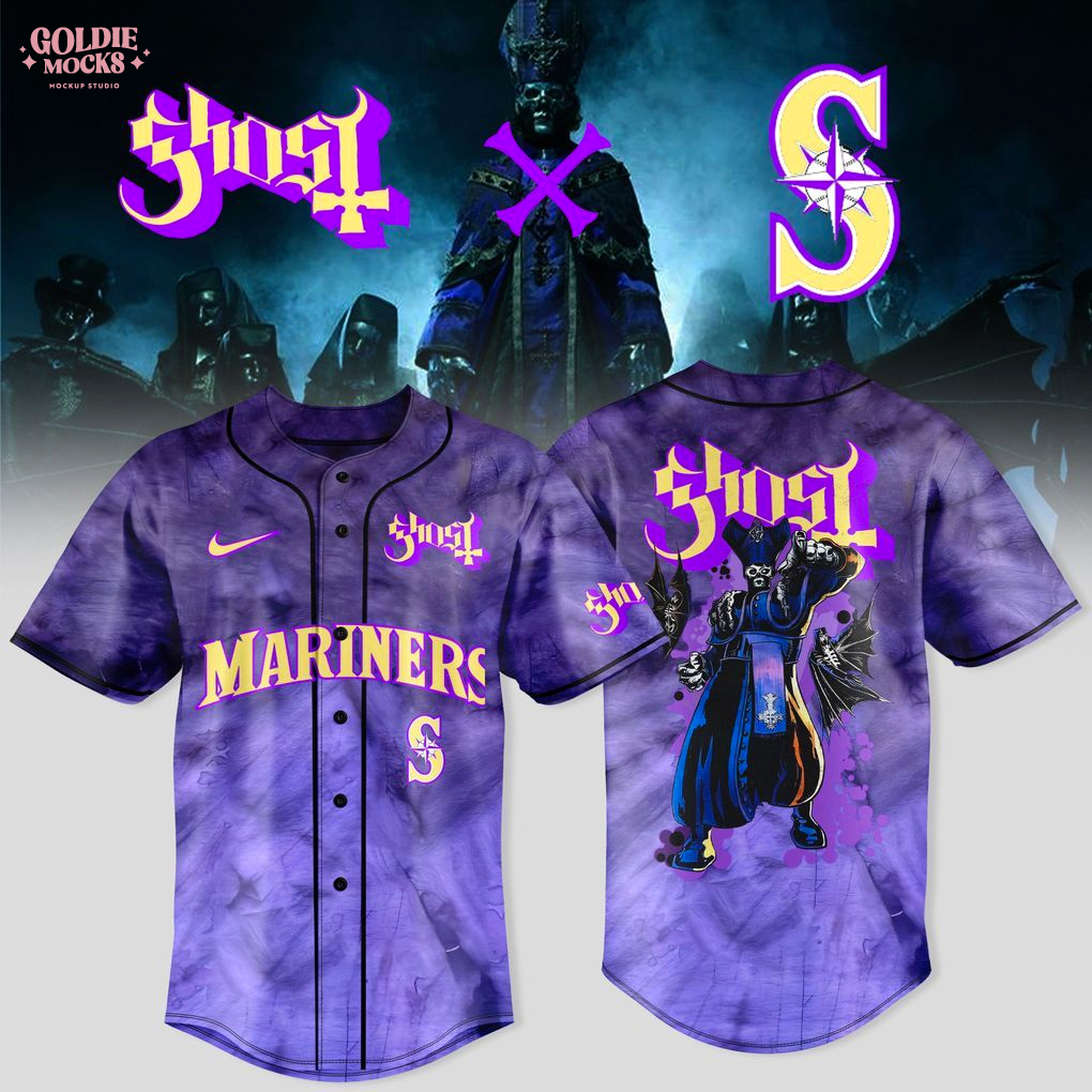 Seattle Mariners x Ghost Band World Tour 2025 Limited Jersey Seattle Mariners x Ghost Band World Tour 2025 Limited Jersey