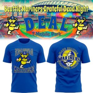 Seattle Mariners x Grateful Dead Night 2025 Shirt