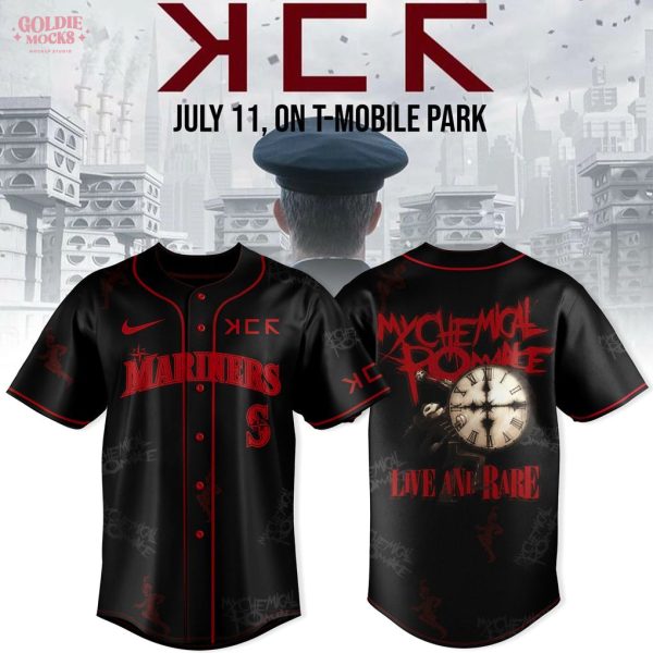Seattle Mariners x Long Live The Black Parade Tour 2025 Limited Jersey
