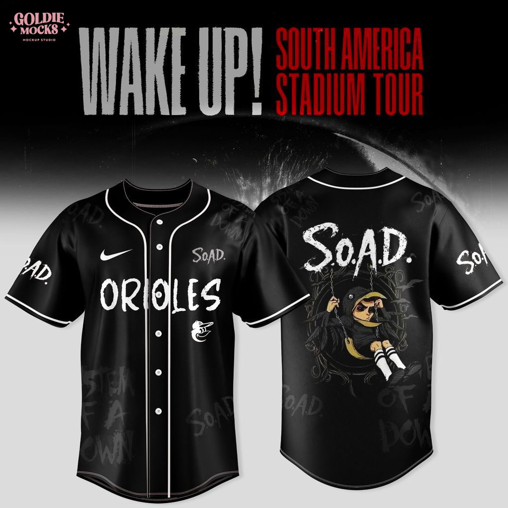 SOAD x MLB – Wake Up South America Tour Jersey Collection SOAD x MLB – Wake Up South America Tour Jersey Collection