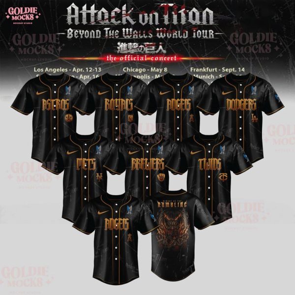 Sound of the Rumbling – MLB x Attack on Titan Jersey | All Teams Edition