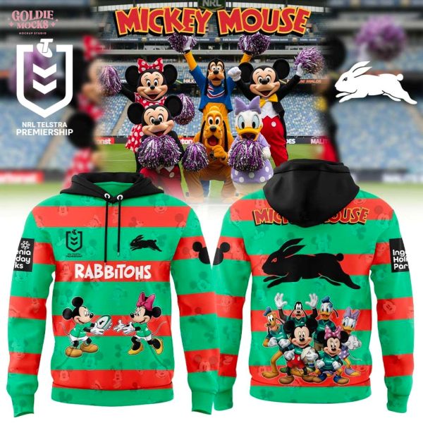 South Sydney Rabbitohs Mickey Mouse Hoodie