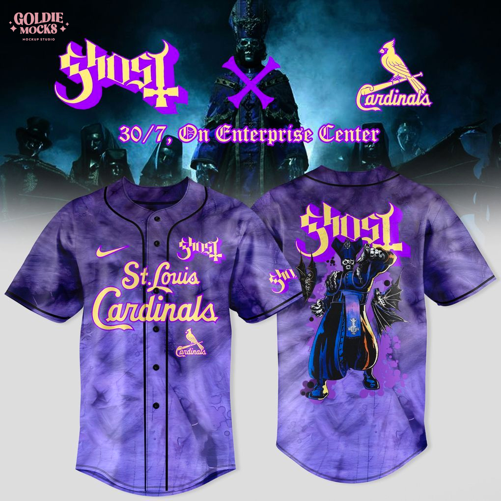 St Louis Cardinals x Ghost Band World Tour 2025 Limited Jersey St Louis Cardinals x Ghost Band World Tour 2025 Limited Jersey
