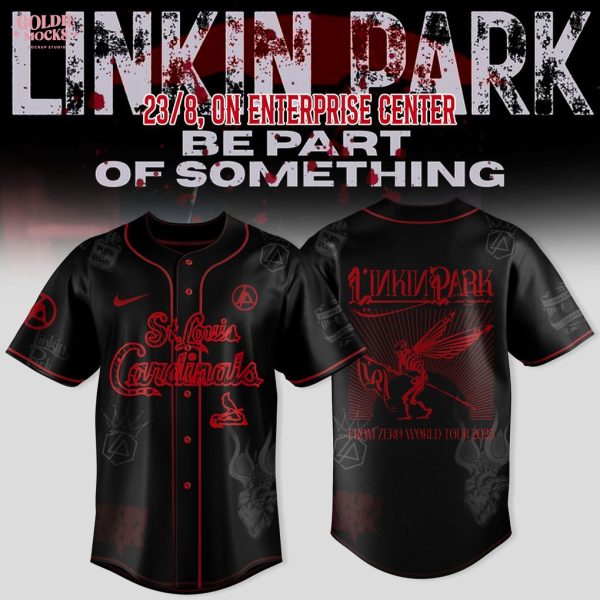 St Louis Cardinals x Linkin Park From Zero World Tour 2025 Limited Jersey