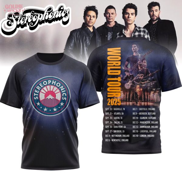 Stereophonics World Tour 2025 Limited T-Shirt