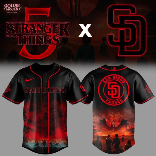Stranger Thing 5 x MLB All Teams Collection 2025 Jersey