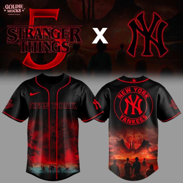 Stranger Thing 5 x MLB All Teams Collection 2025 Jersey