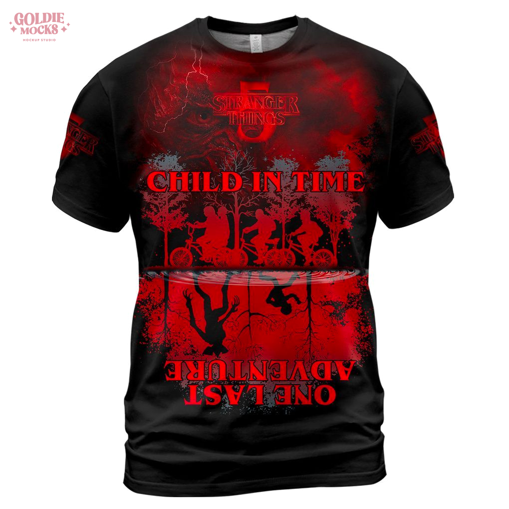 Stranger Things 5 Child In Time T-Shirt Stranger Things 5 Child In Time T-Shirt