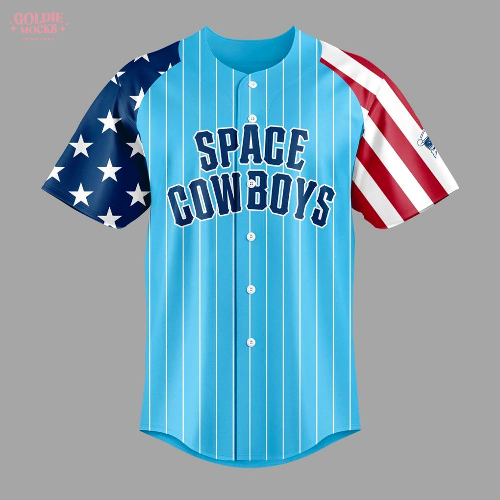 Sugar Land Space Cowboys 4th of July Patriotic 2025 Official Jersey Sugar Land Space Cowboys 4th of July Patriotic 2025 Official Jersey