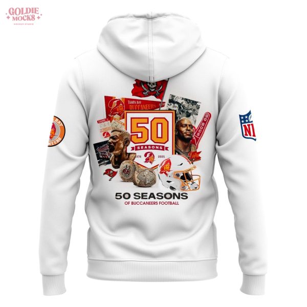 Tampa Bay Buccaneers 50 Seasons Hoodie