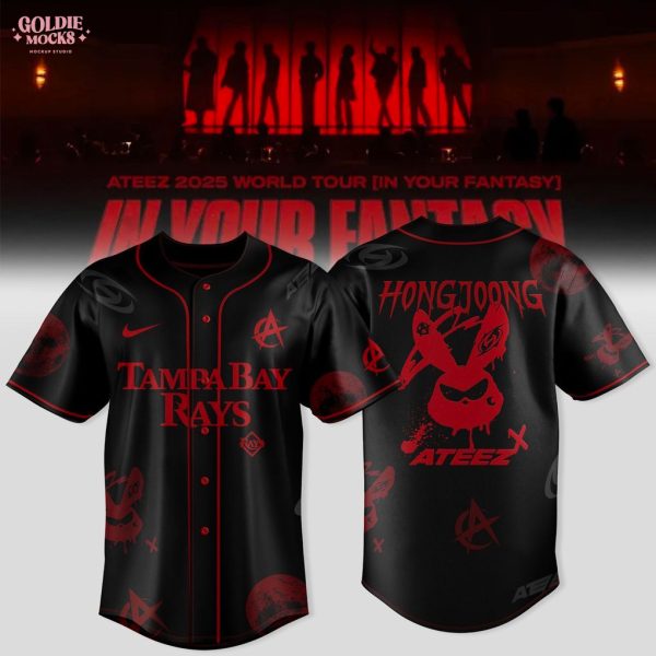 Tampa Bay Rays x Ateez 2025 World Tour In Your Fantasy Jersey
