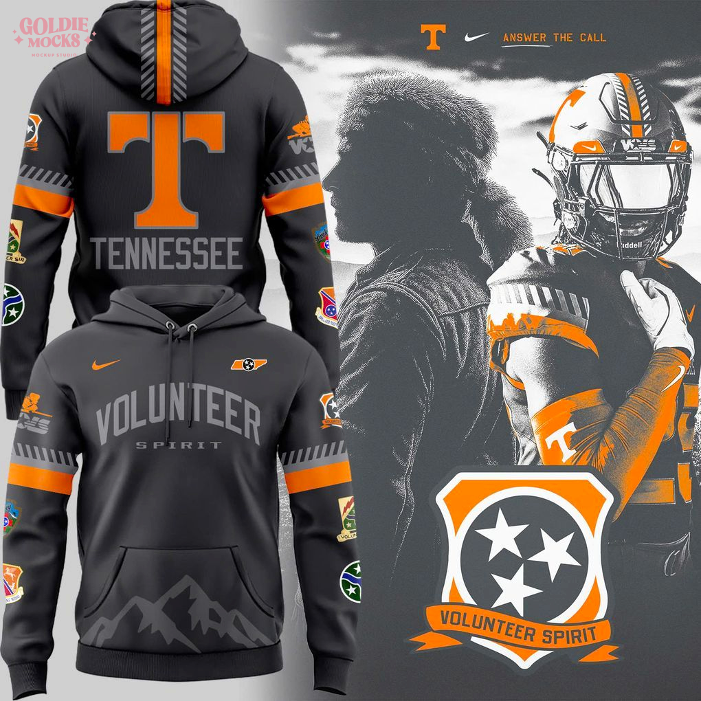 Tennessee's Smokey Grey Volunteer Spirit 2025 Hoodie Tennessee's Smokey Grey Volunteer Spirit 2025 Hoodie