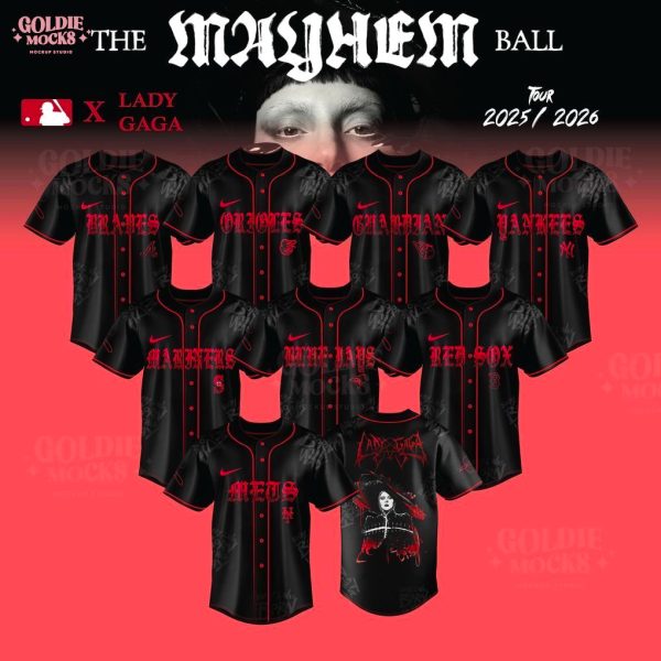 The Mayhem Ball 2025/26 – Lady Gaga x MLB Baseball Jersey | All Teams Available