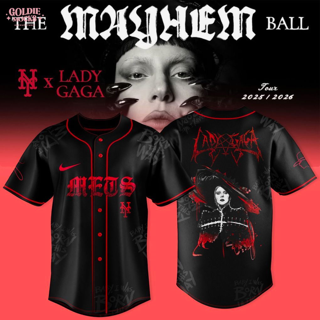 The Mayhem Ball 2025/26 – Lady Gaga x MLB Baseball Jersey | All Teams Available The Mayhem Ball 2025/26 – Lady Gaga x MLB Baseball Jersey | All Teams Available