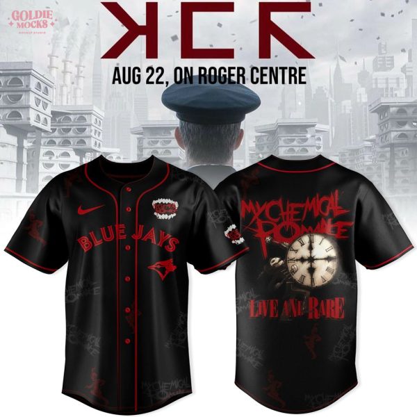 Toronto Blue Jays x Long Live The Black Parade My Chemical Romance Tour 2025 Jersey