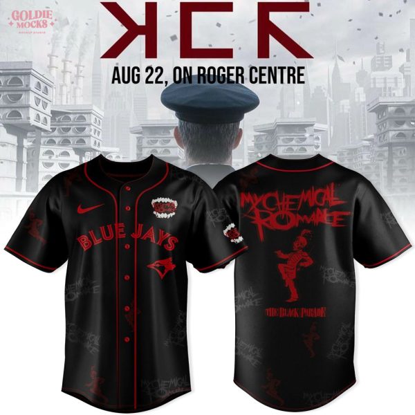 Toronto Blue Jays x Long Live The Black Parade My Chemical Romance Tour 2025 Jersey